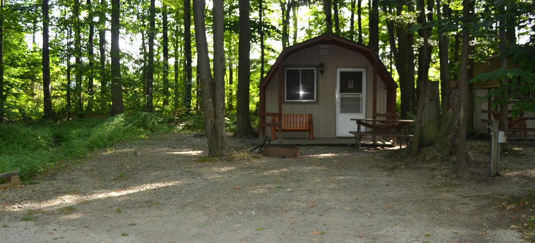 1-Room Value cabin in the back