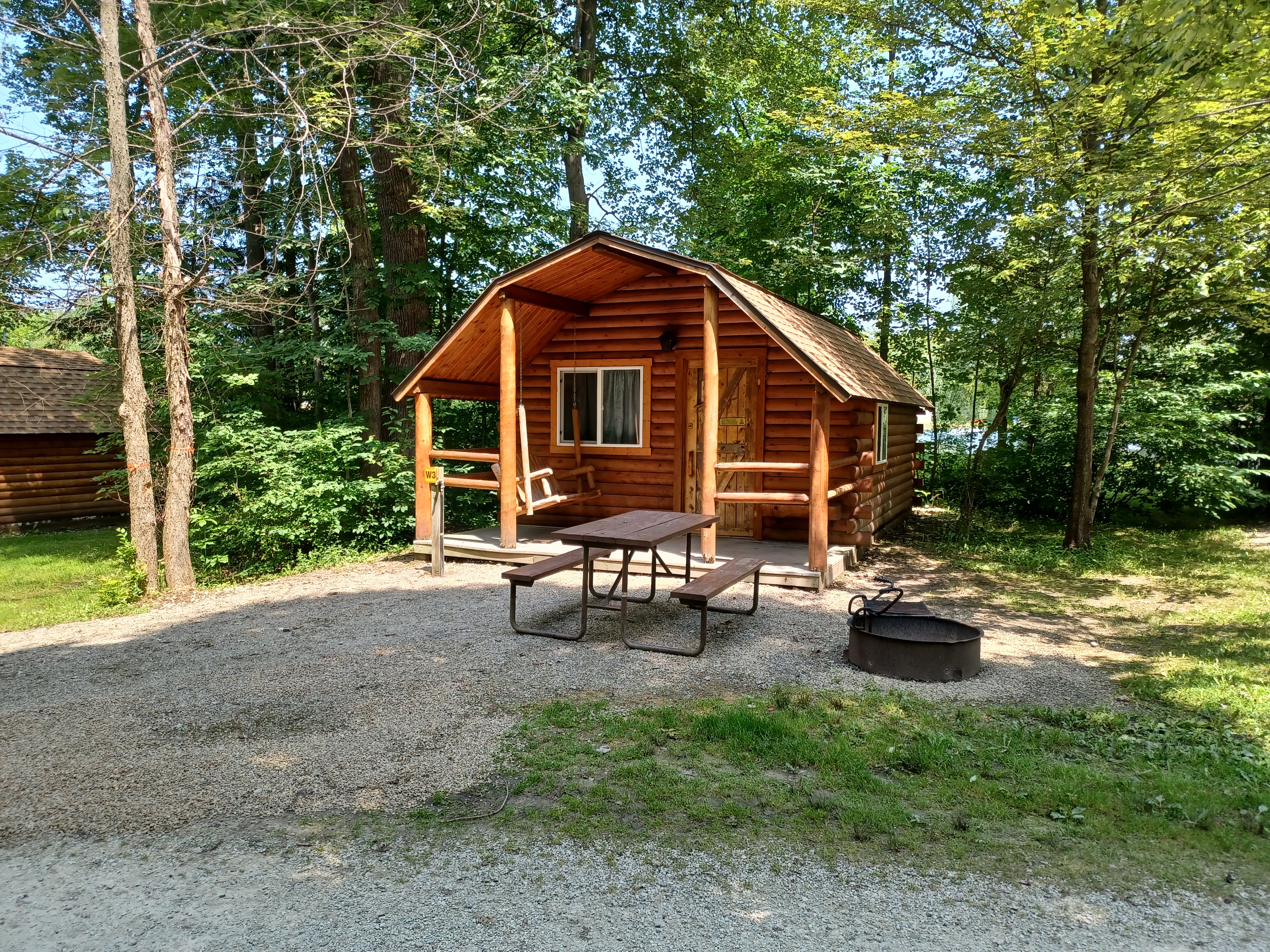 Site W03 Camping Cabin