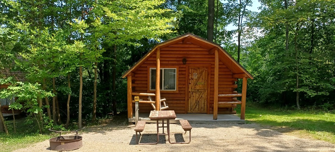 Site W02 Camping Cabin