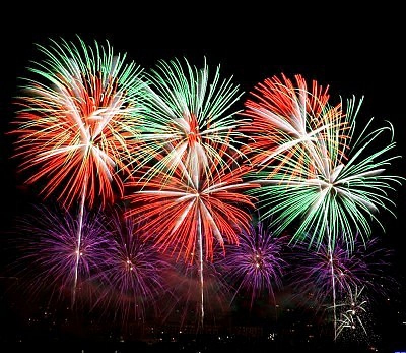 4th of July -- A spectacular show viewed from the campground Photo