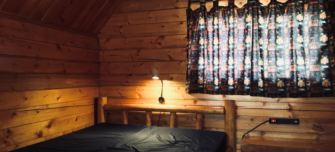 One Room Cabin Main Bed