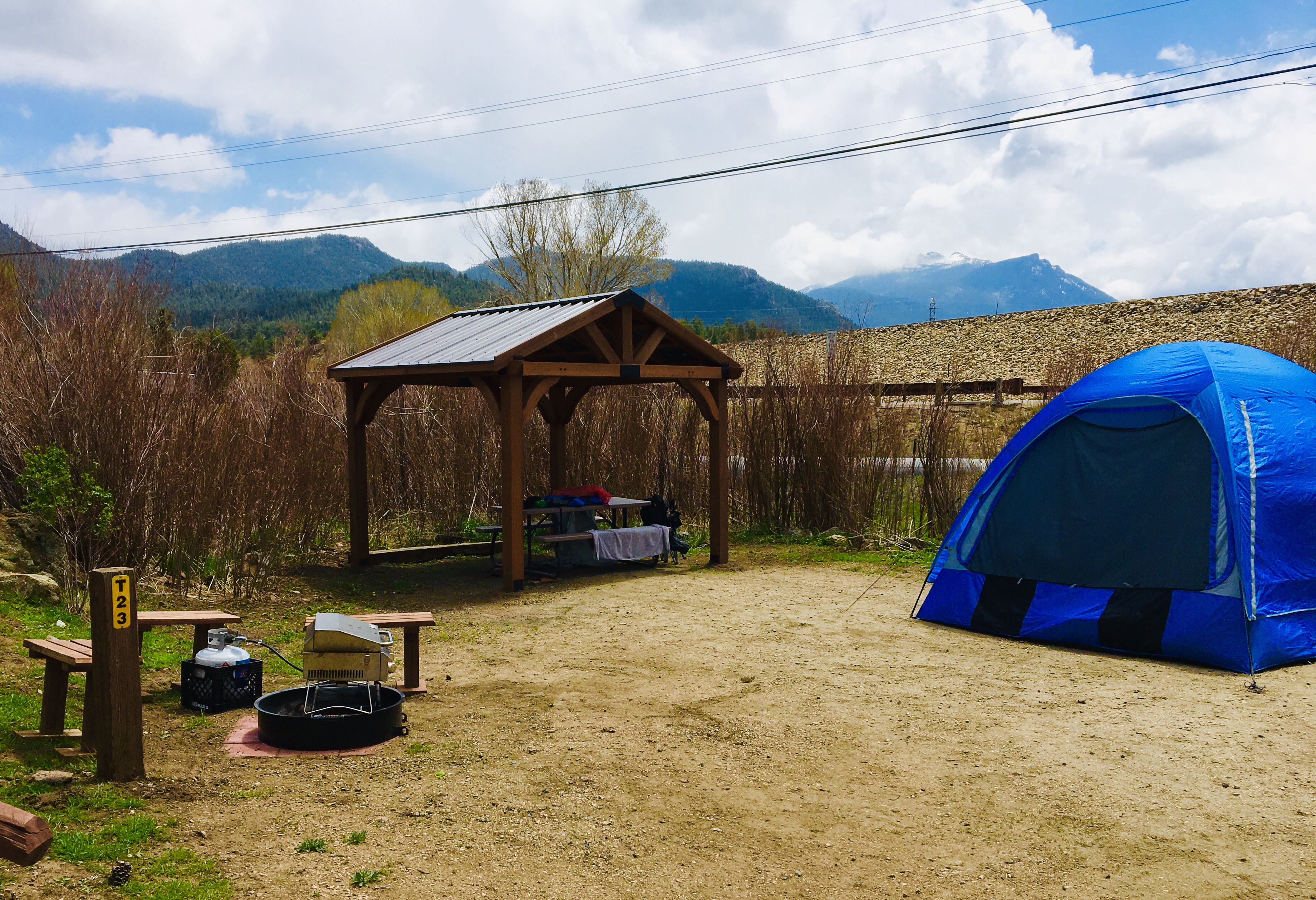 Estes Park, Colorado Tent Camping Sites Estes Park / Rocky Mountain