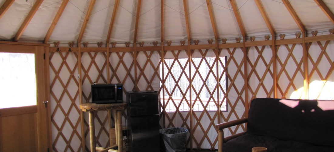 Yurt interior