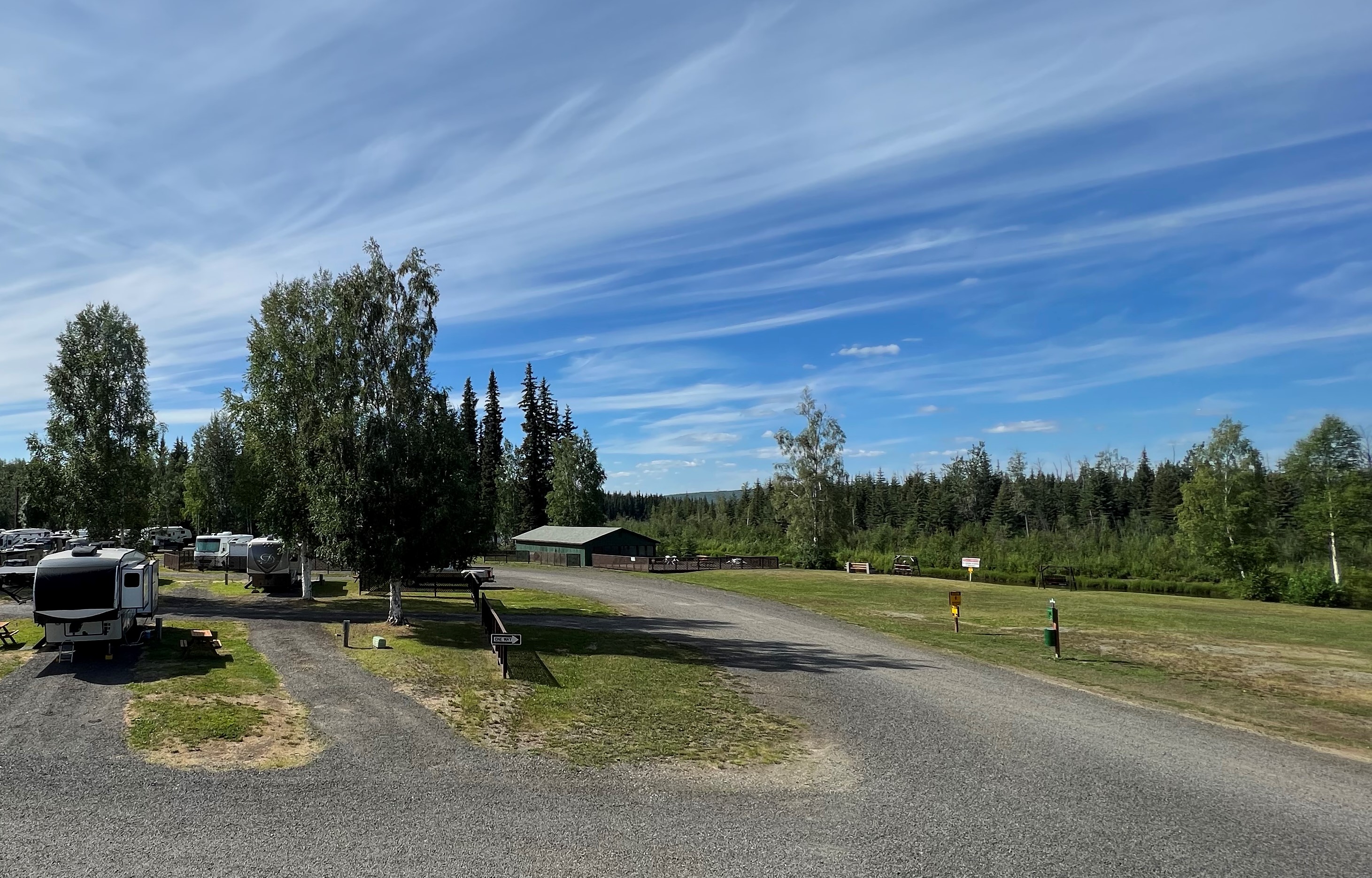 North Pole, Alaska RV Camping Sites Fairbanks / Chena River KOA Journey
