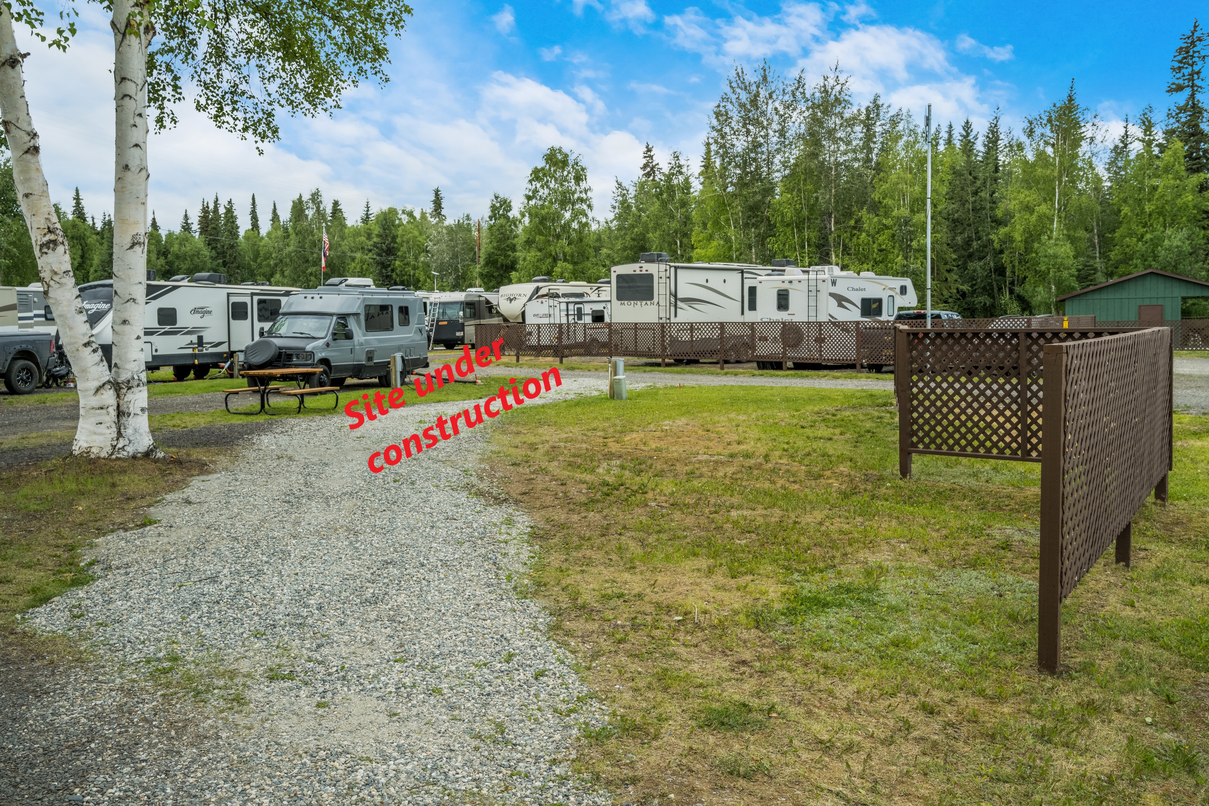 North Pole, Alaska RV Camping Sites Fairbanks / Chena River KOA Journey