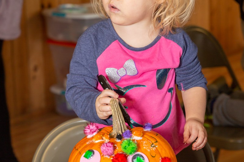 FANCY Pumpkin Decorating Photo