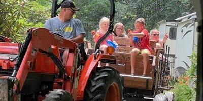 Water War Hay Rides on Fancy Gap Mountain
