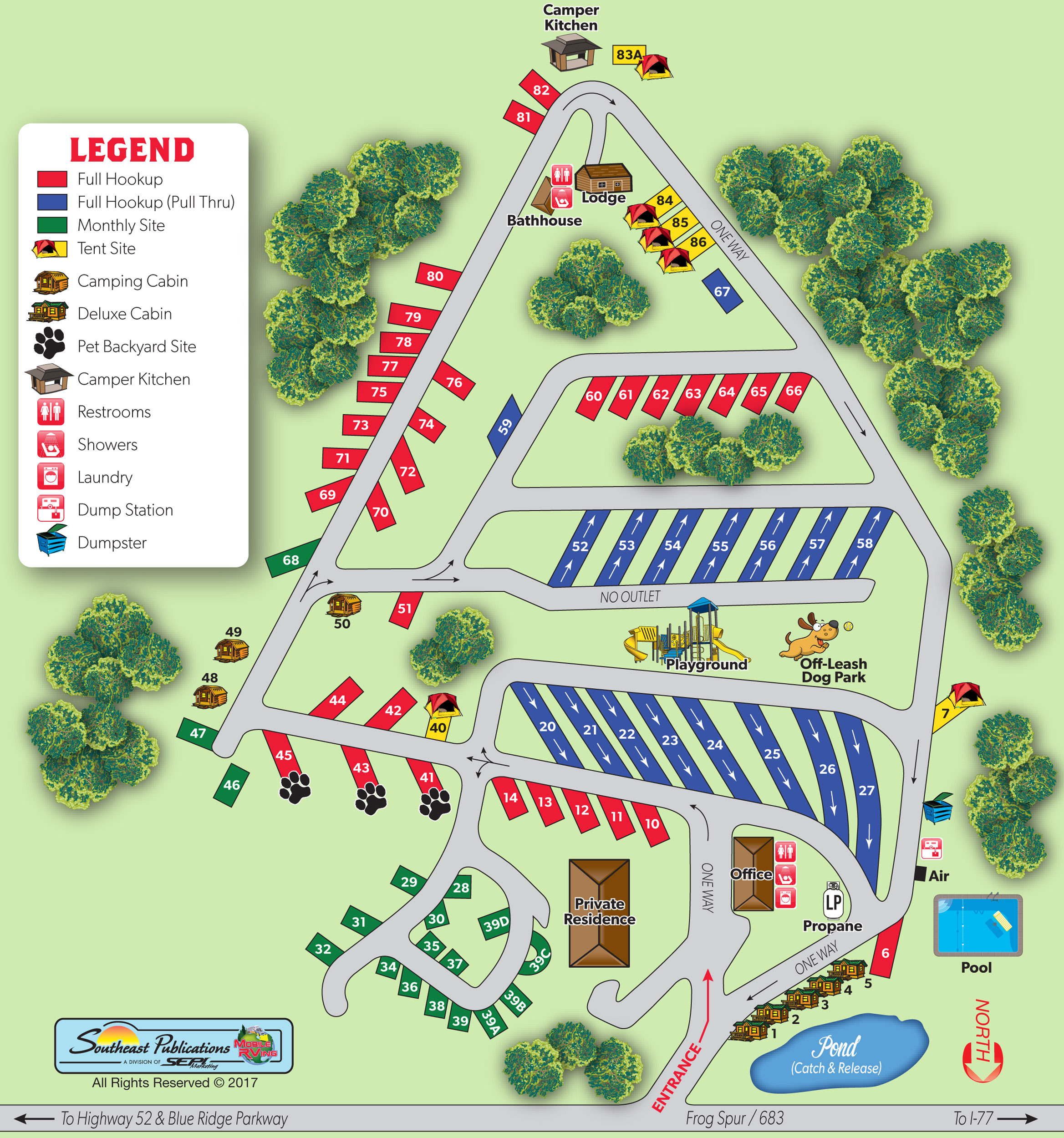 Fancy Gap, Virginia Campground Fancy Gap / Blue Ridge Parkway KOA