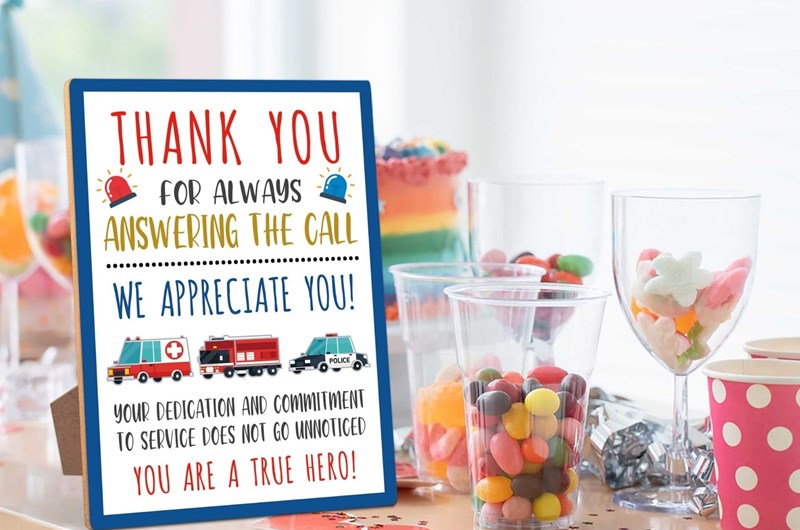 First Responders Appreciation Banners Photo
