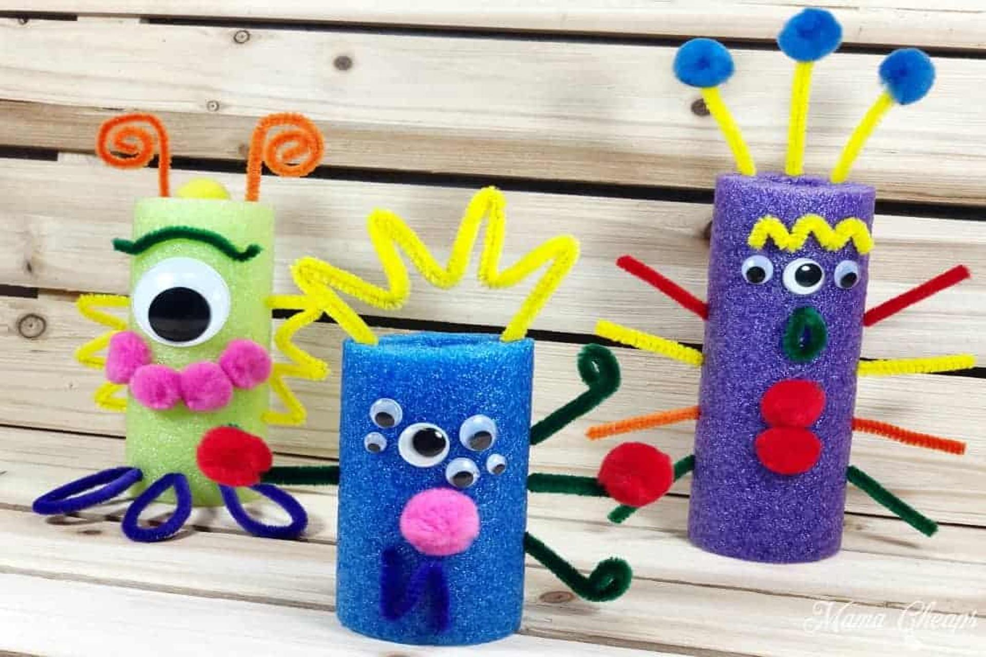 Pool Noodle Monsters Photo