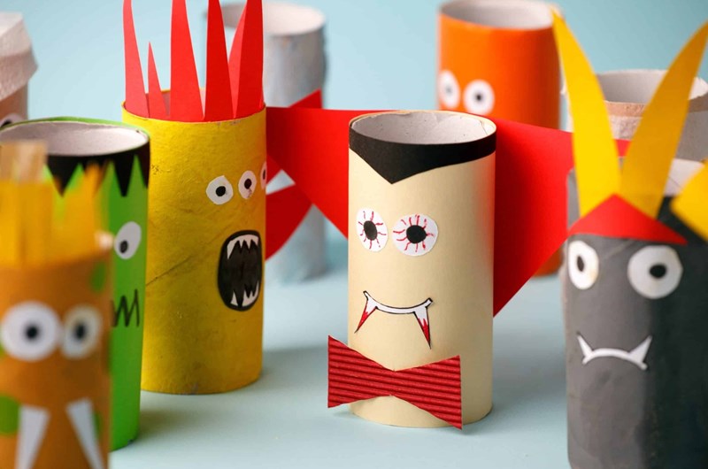 Toilet Paper Roll Monster Photo