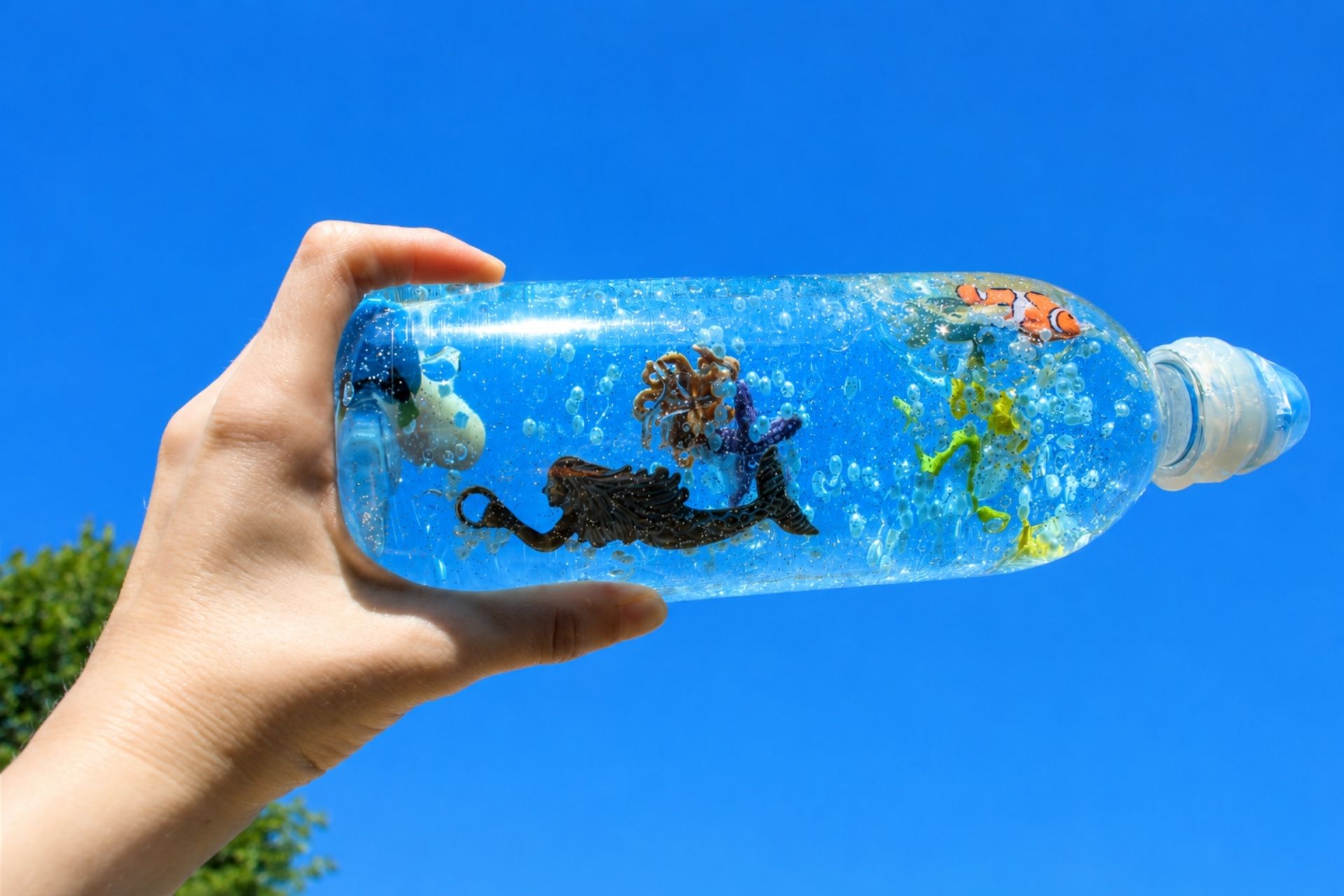 Ocean in a bottle Photo