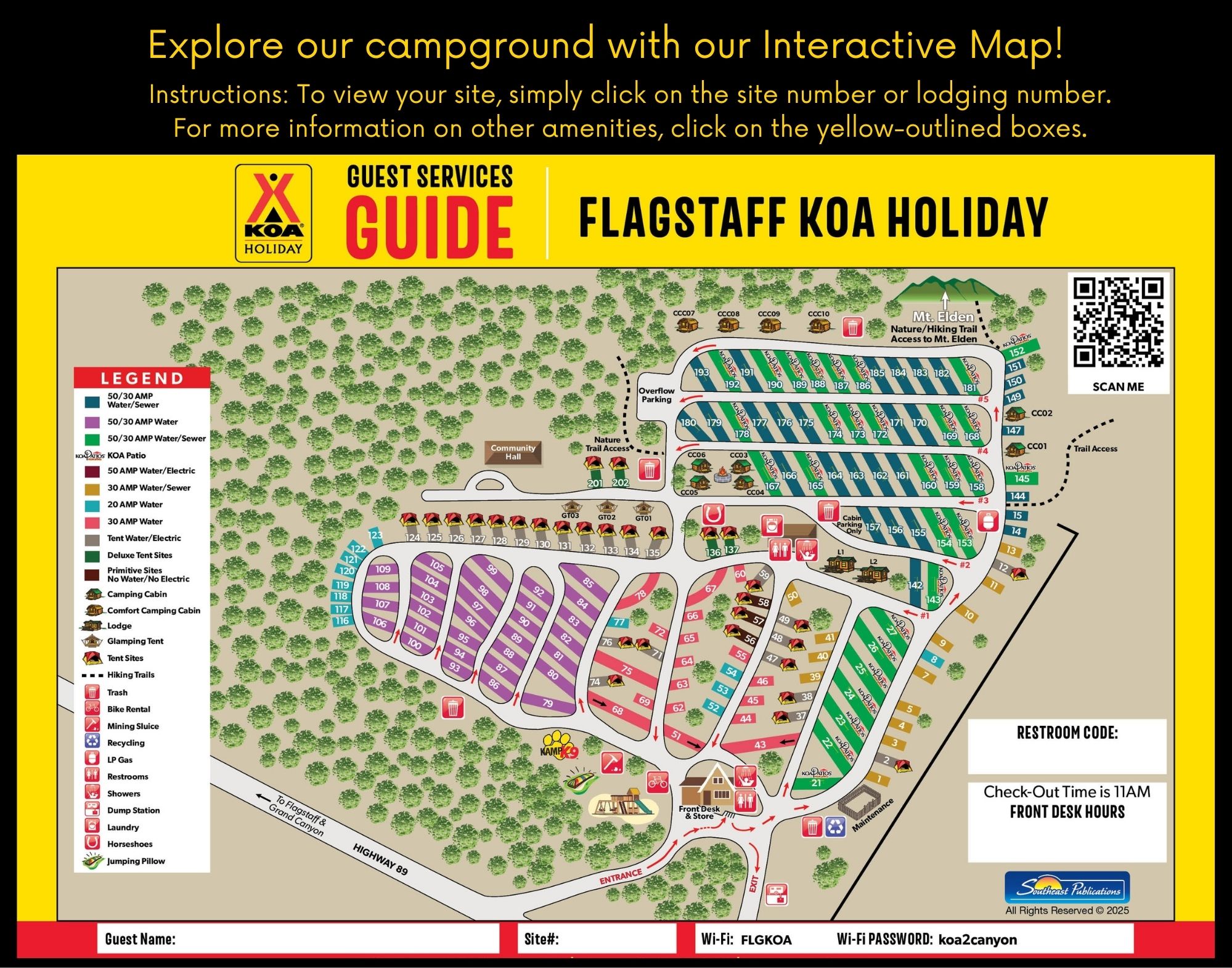 Campground Site Map