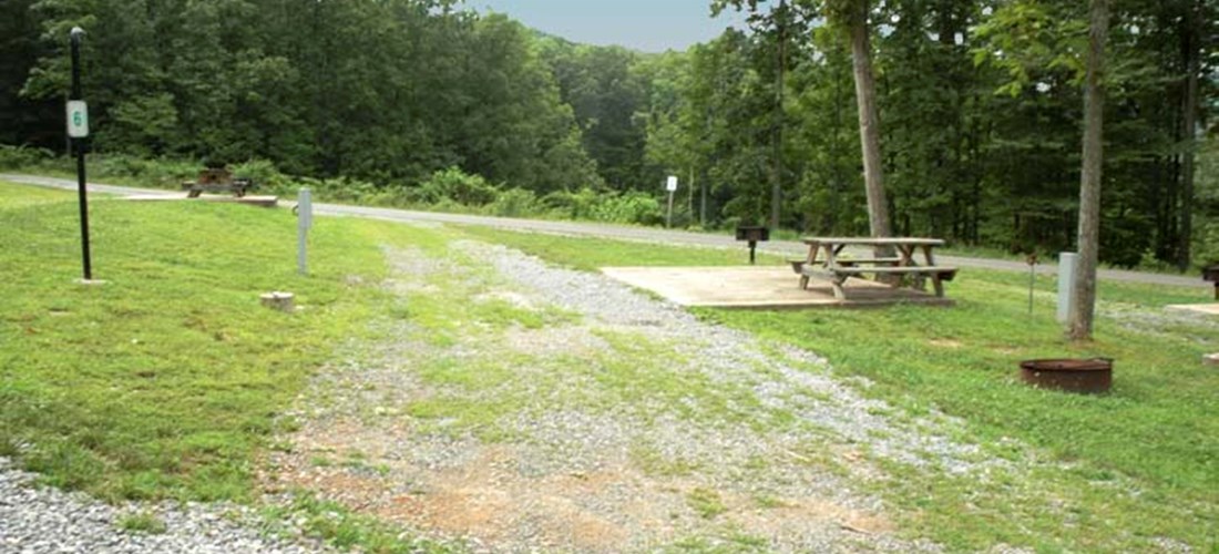 This site is a pull-through located in the Hickory Knoll section of the campground.  This spot is great for those who love nature as it has plenty of wildlife that surrounds it.