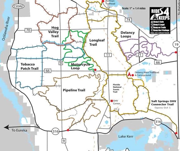 Ocala National Forests ATV Trails