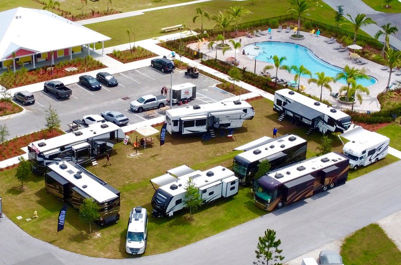 La Mesa RV Show Event at the Fort Pierce West KOA Holiday Campground