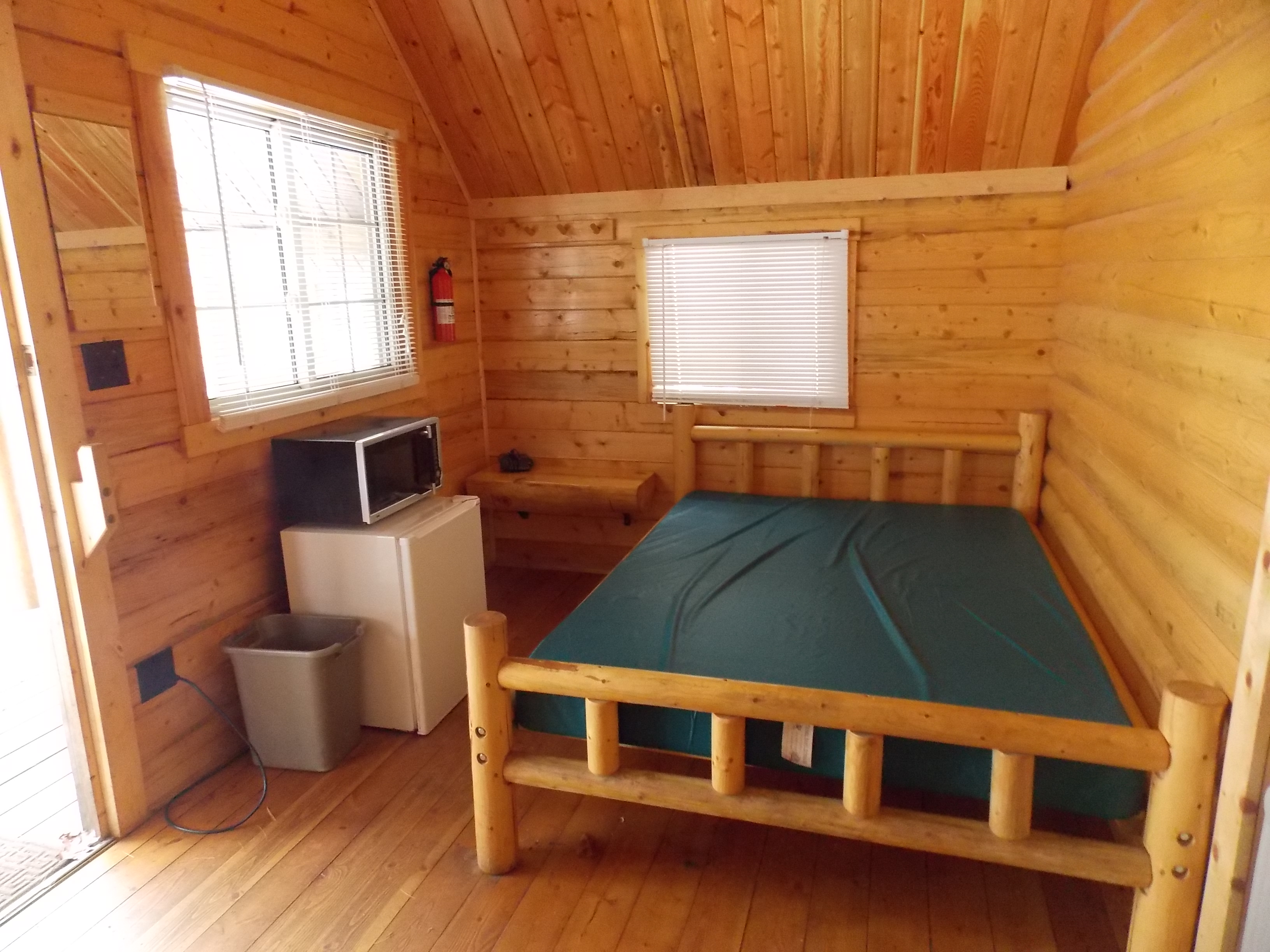 Front room view, double bed