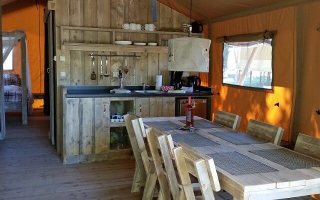 Glamping Tent Kitchen