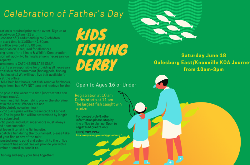 Kids Fishing Derby In Celebration of Father's Day Event at the