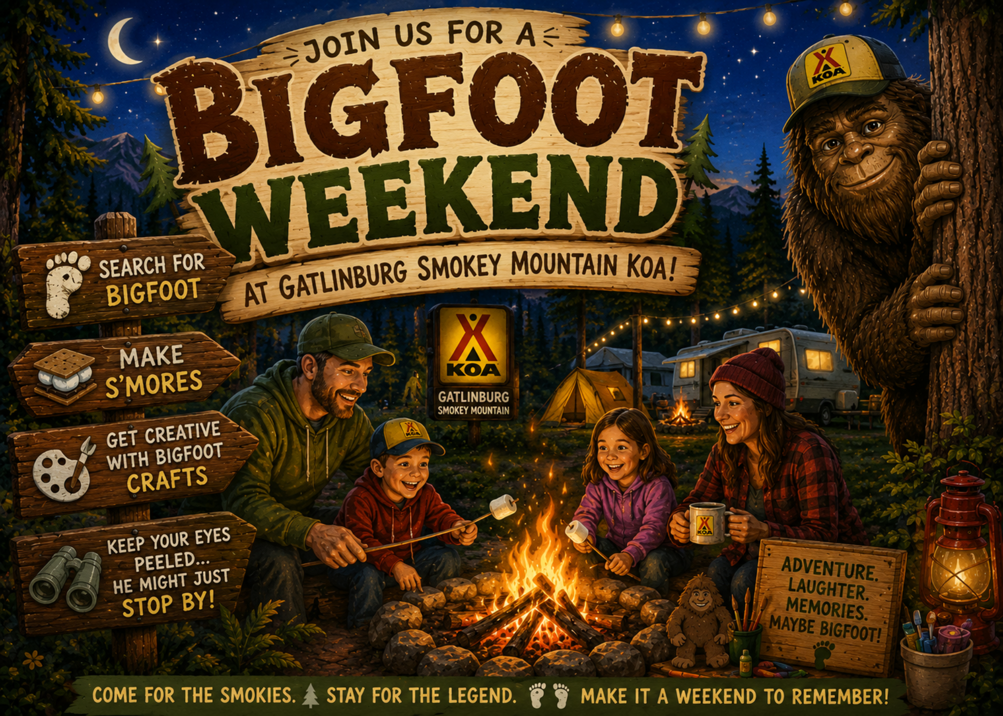 Smokey Mountain Bigfoot Weekend Photo