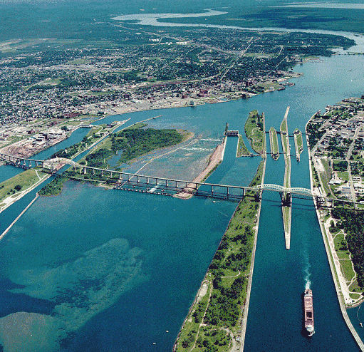 Soo Locks at Sault Ste. Marie