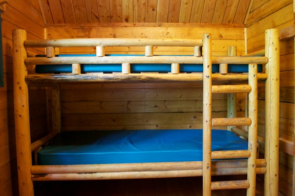 Bunk Beds in 2 Room Cabin