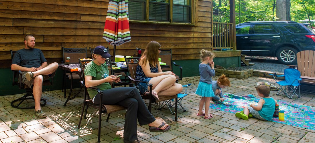 Patio at Lodge #1