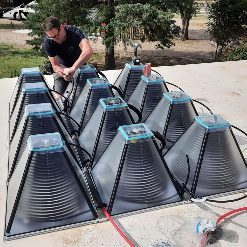 New Solar Hot Water System is Online!