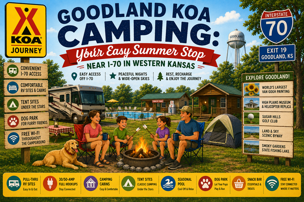 KOA Camping: Your Summer Stop Near I-70 in Western Kansas