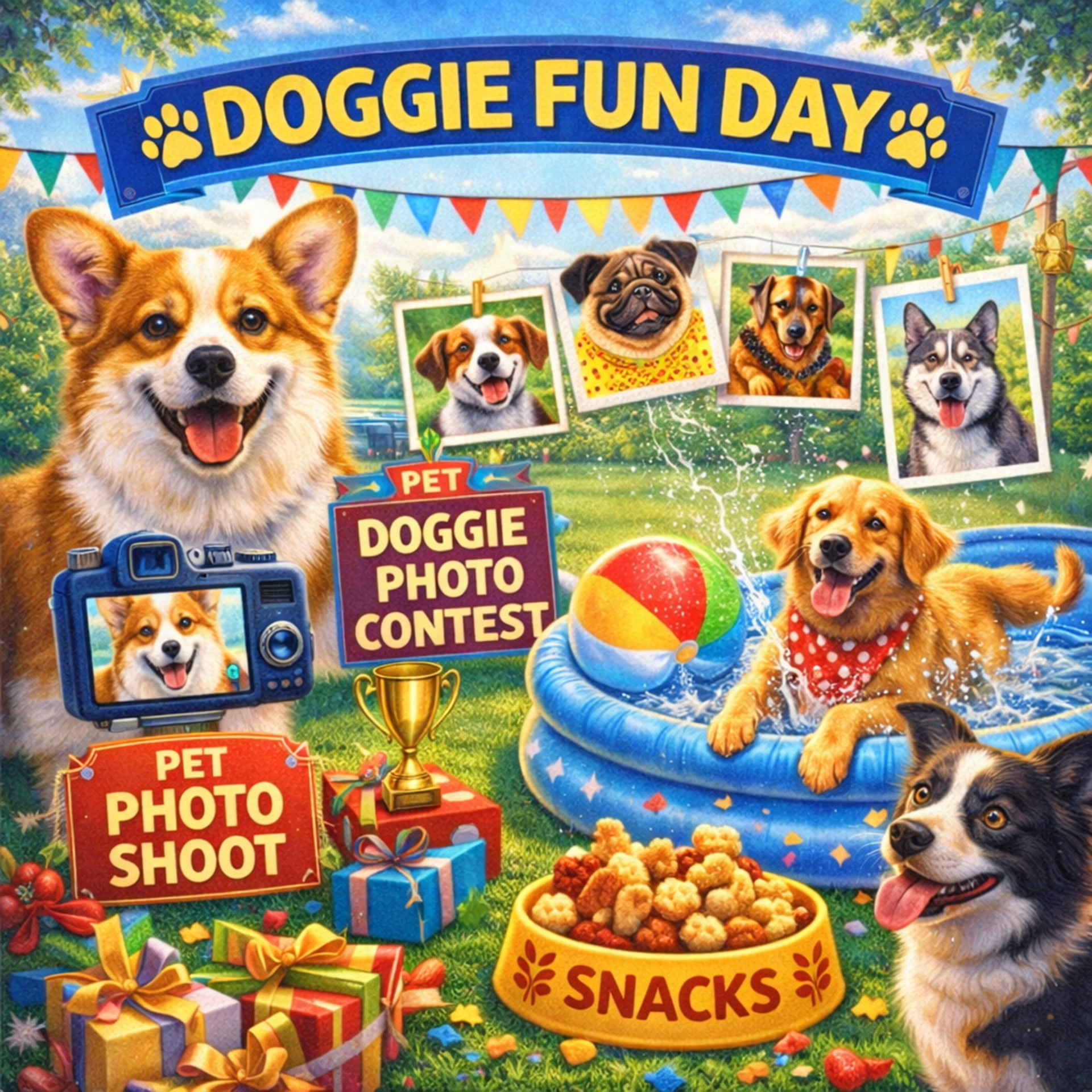 Doggie Fun Day Photo