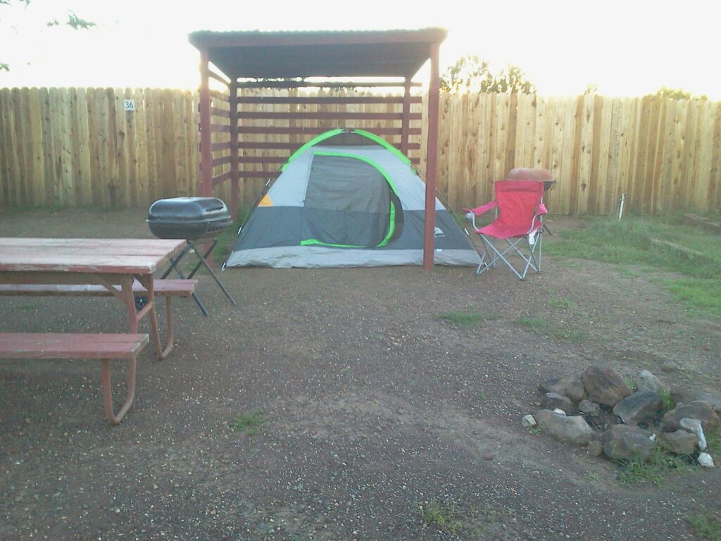 Williams, Arizona Tent Camping Sites Grand Canyon / Williams KOA Journey