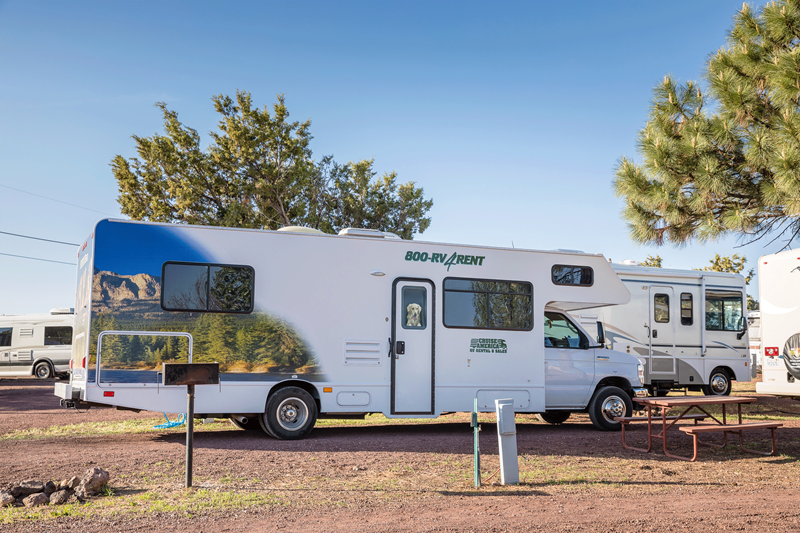 Williams, Arizona RV Camping Sites Grand Canyon / Williams KOA Journey