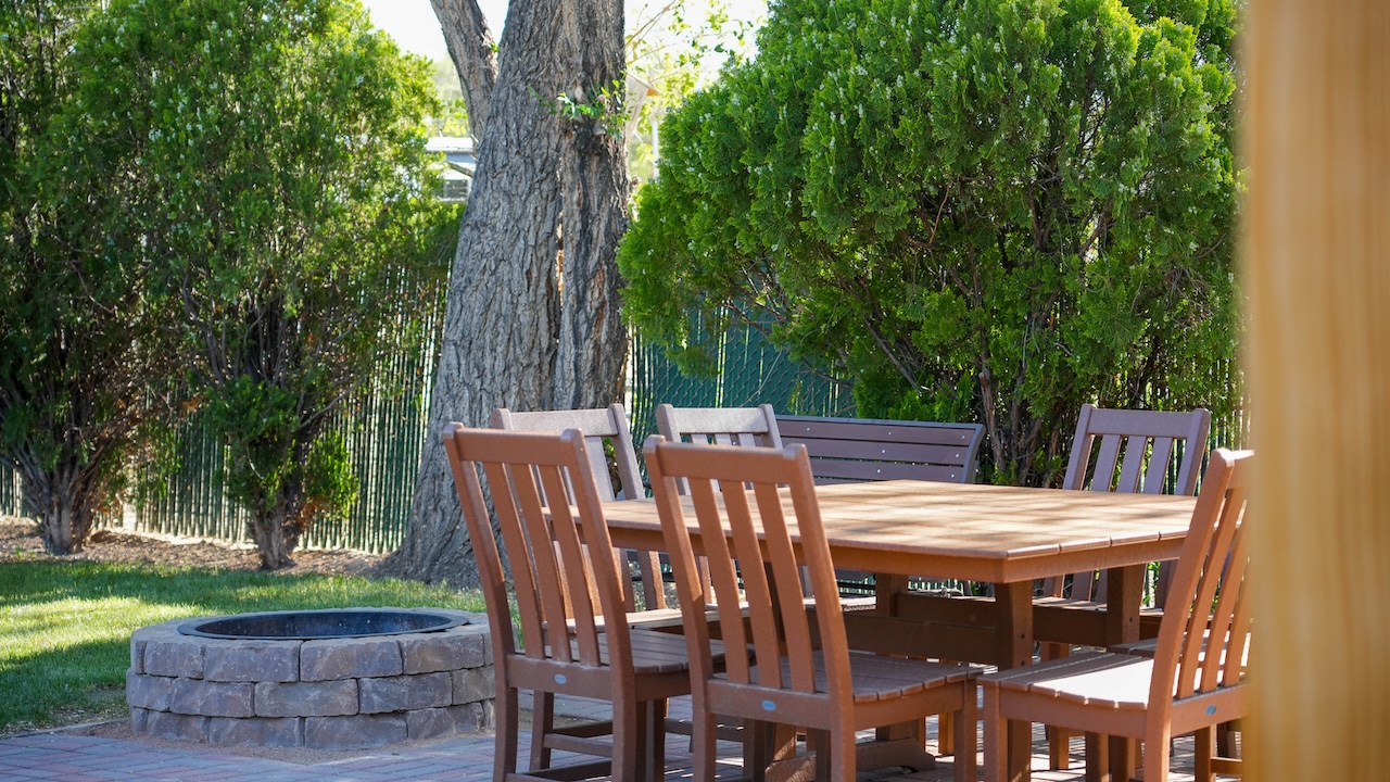 Vacation Rental Lodge patio