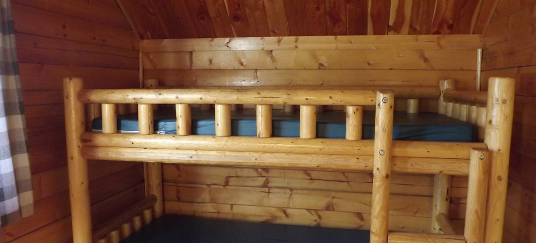 Second set of bunk beds
