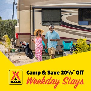 Mid-Week Stays Save 20%