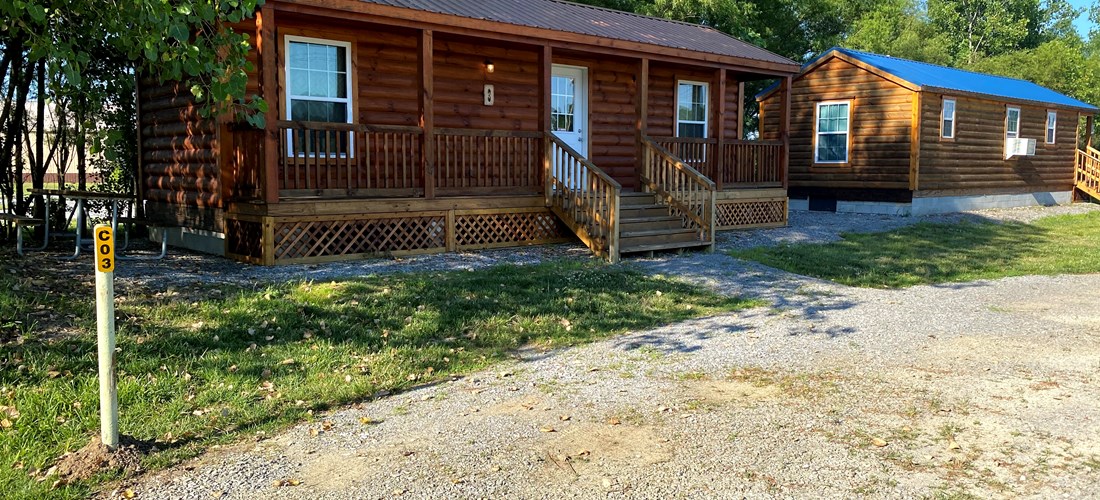 Cabin 3 - Long Porch Front