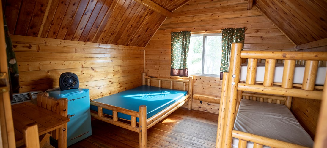 Green River KOA One-Bedroom Cabin Interior