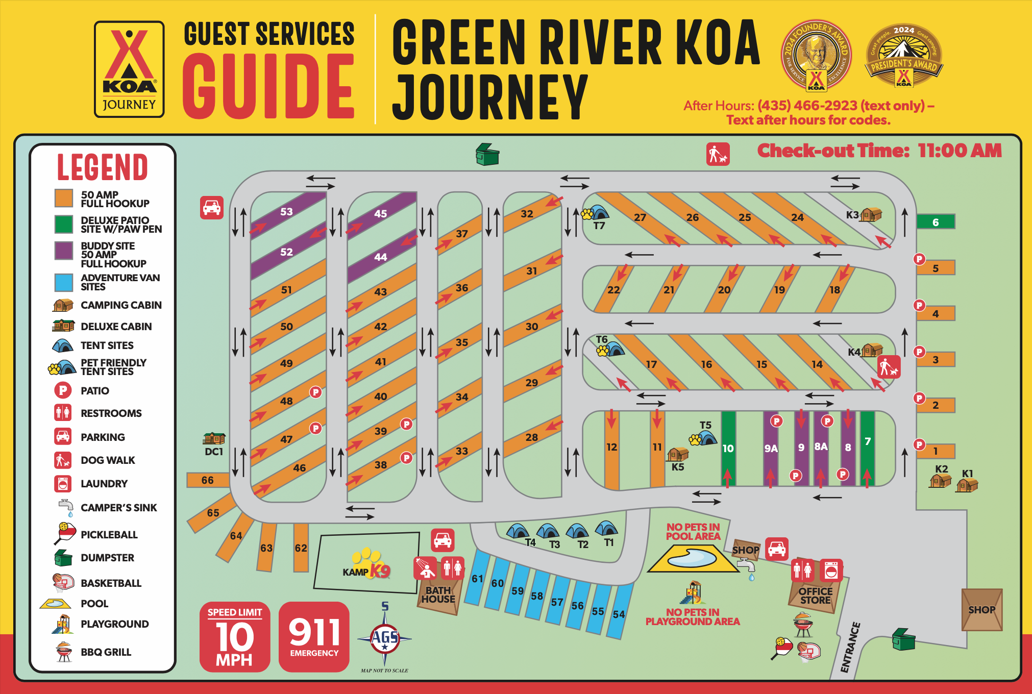 Campground Site Map