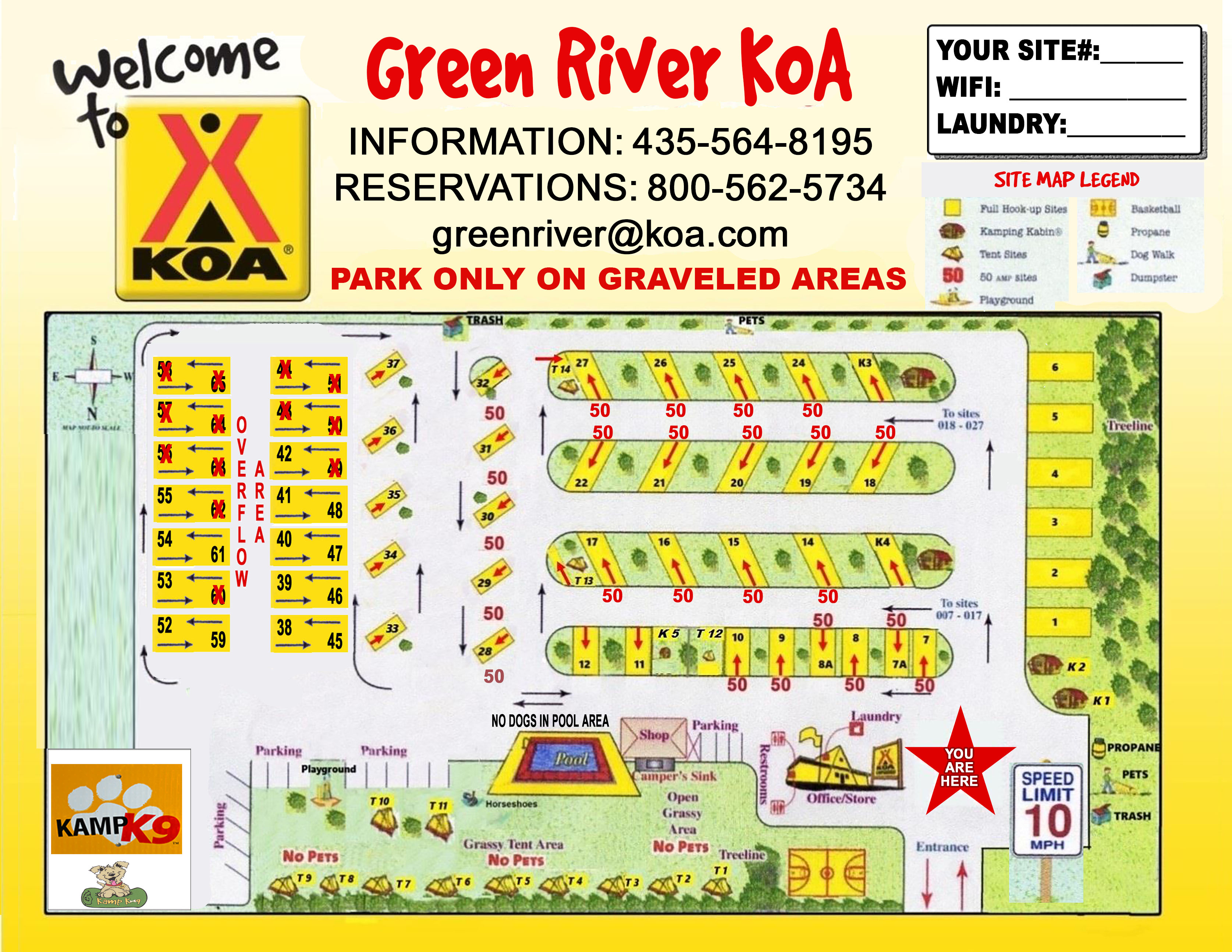 Green River Utah Campground Green River Koa
