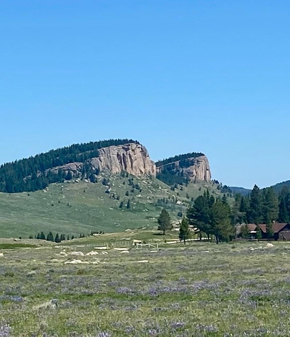 Twin Buttes near Burgess Ranger Station