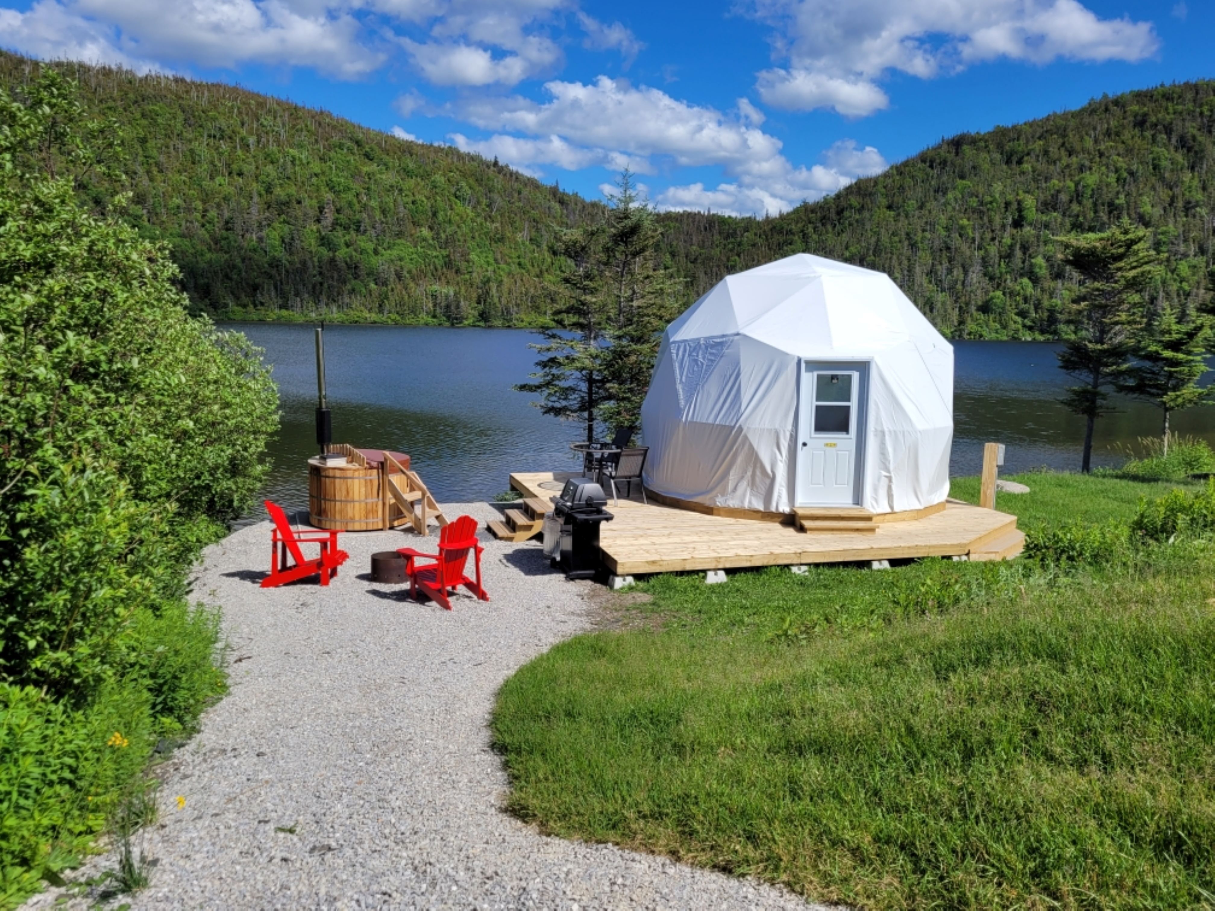 Koa top tent camping