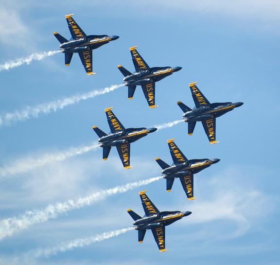 Blue Angels Practice Shows