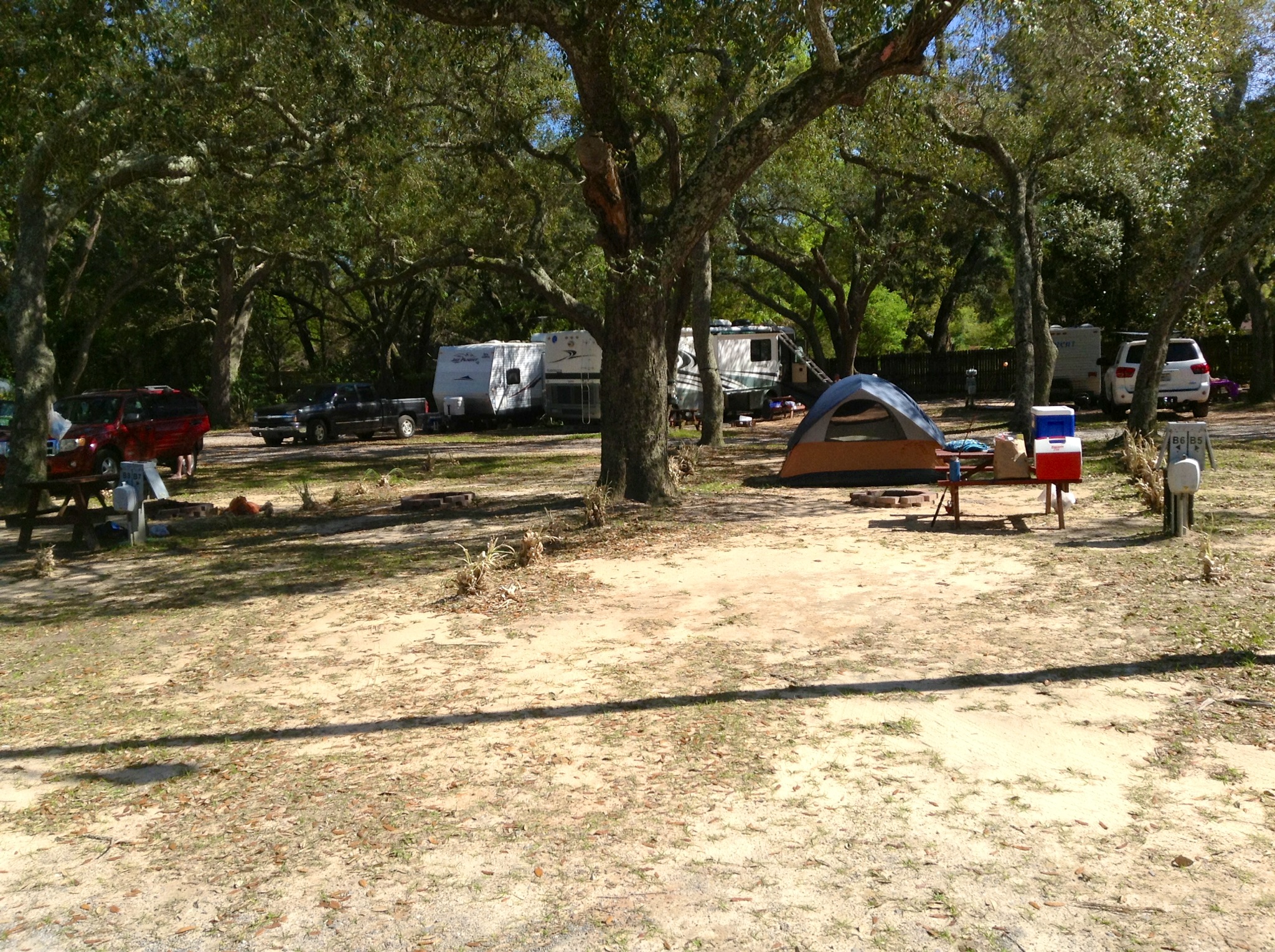 Lillian, Alabama RV Camping Sites Gulf Shores / Pensacola West KOA