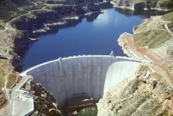 Yellowtail Dam and Big Horn Lake and Reservior