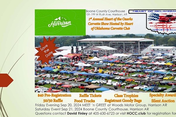 1st Annual Heart of the Ozarks Corvette Car Show Photo