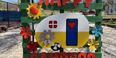 Introducing themed 9-hole Happy Camper mini golf course