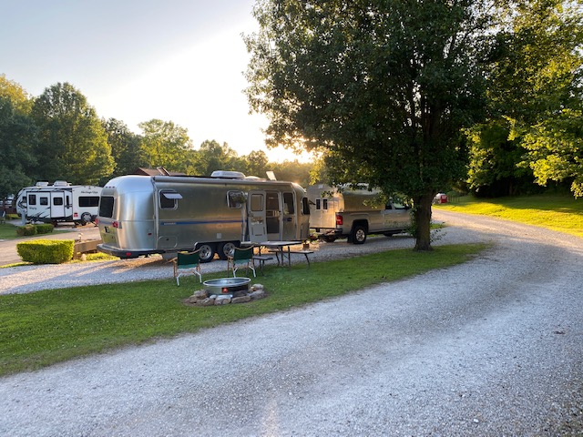 RV full hook up pull thru