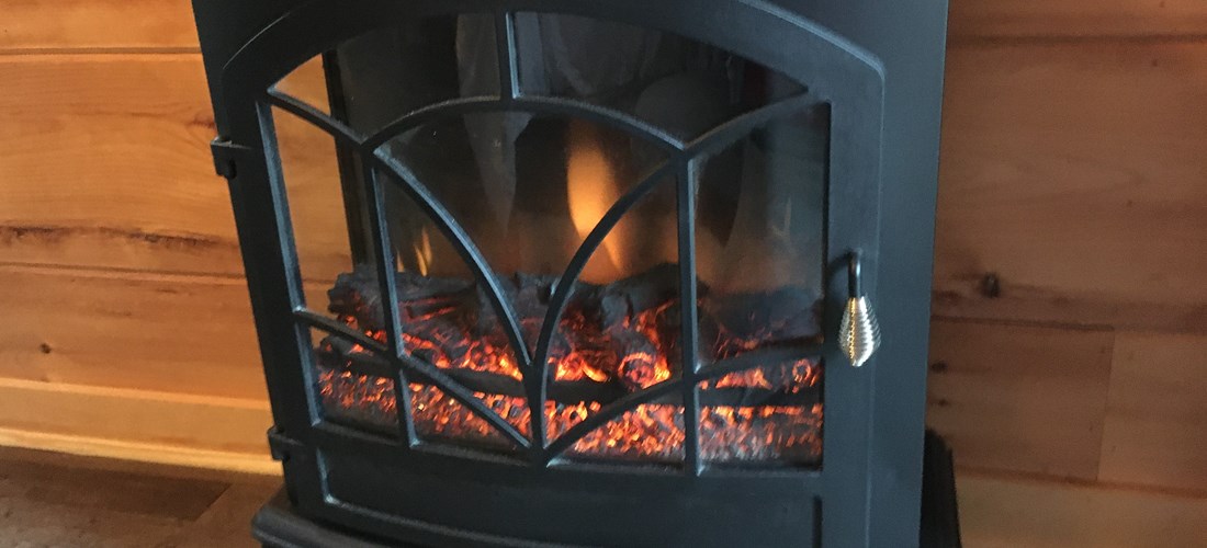 bear fireplace