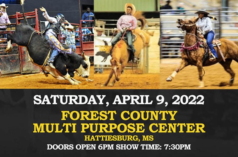 Hattiesburg Open Rodeo Event at the Hattiesburg / Okatoma River KOA