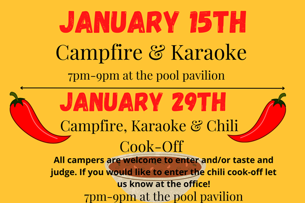 Campfire, Karaoke & Chili Cook-Off Photo